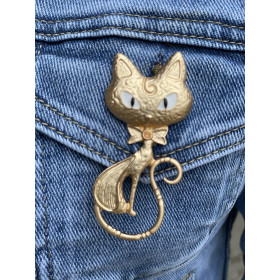 Broche aimant chat extra