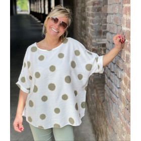 Blouse ample Gros Pois