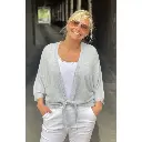 Gilet noeud Onlys (Gris clair).webp
