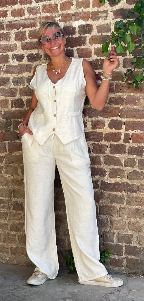 Pantalon Lin