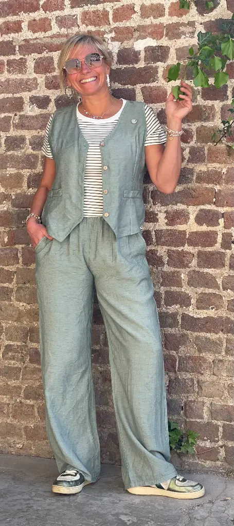 Pantalon Lin