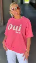 Sweat manches courtes "Oui merci" 