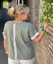 T-shirt Boutons Dos