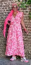 Robe Longue Léo manches Froufrous