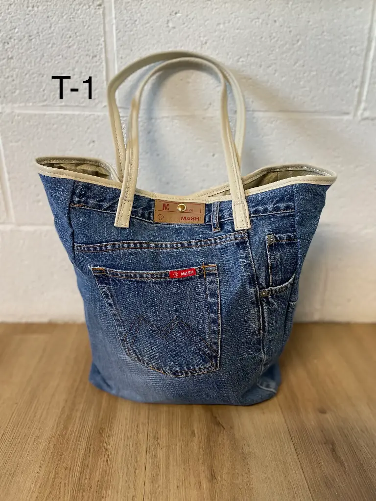 Sac en jeans "Rectangle"