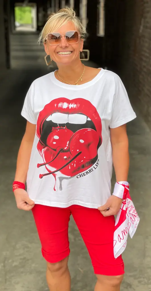 T-shirt Cherry Lips