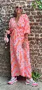 Robe Longue Gaufrée lignes coeurs
