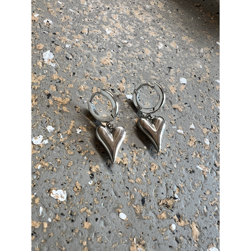 Boucles d'oreilles coeur n°16