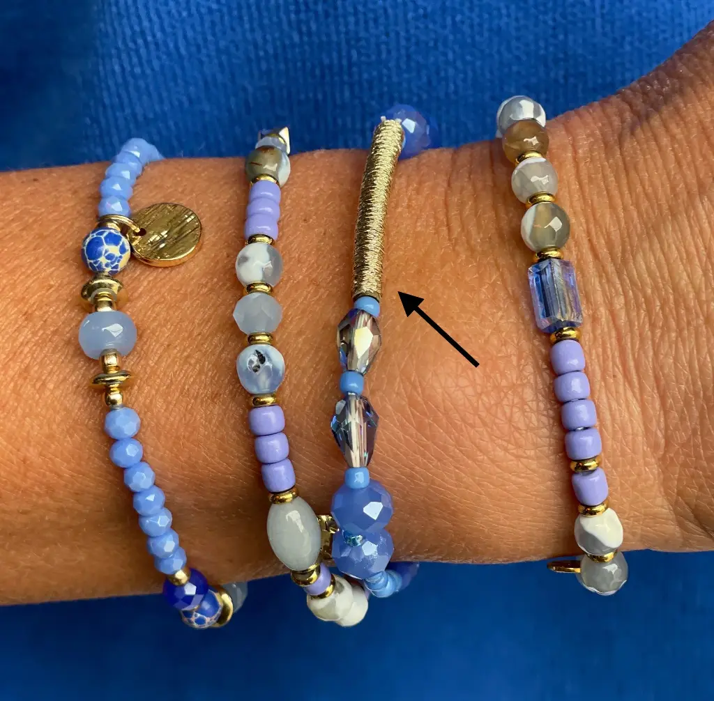 Bracelet Cylindre/Perles n°169