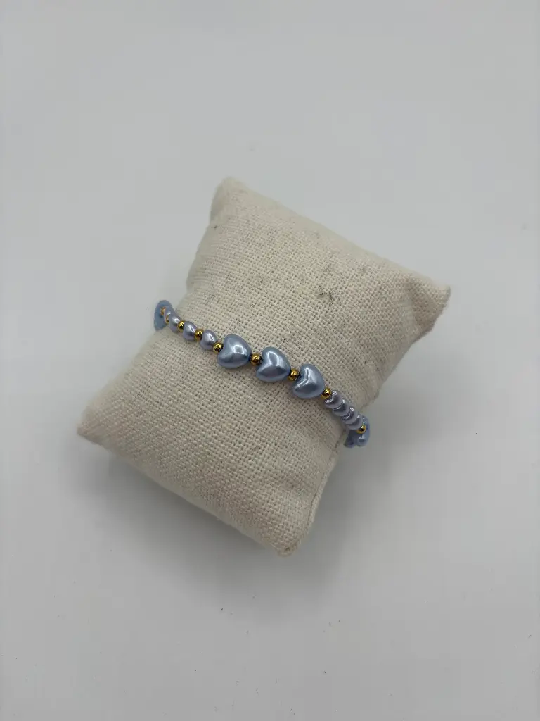 Bracelet coeurs nacres n°59