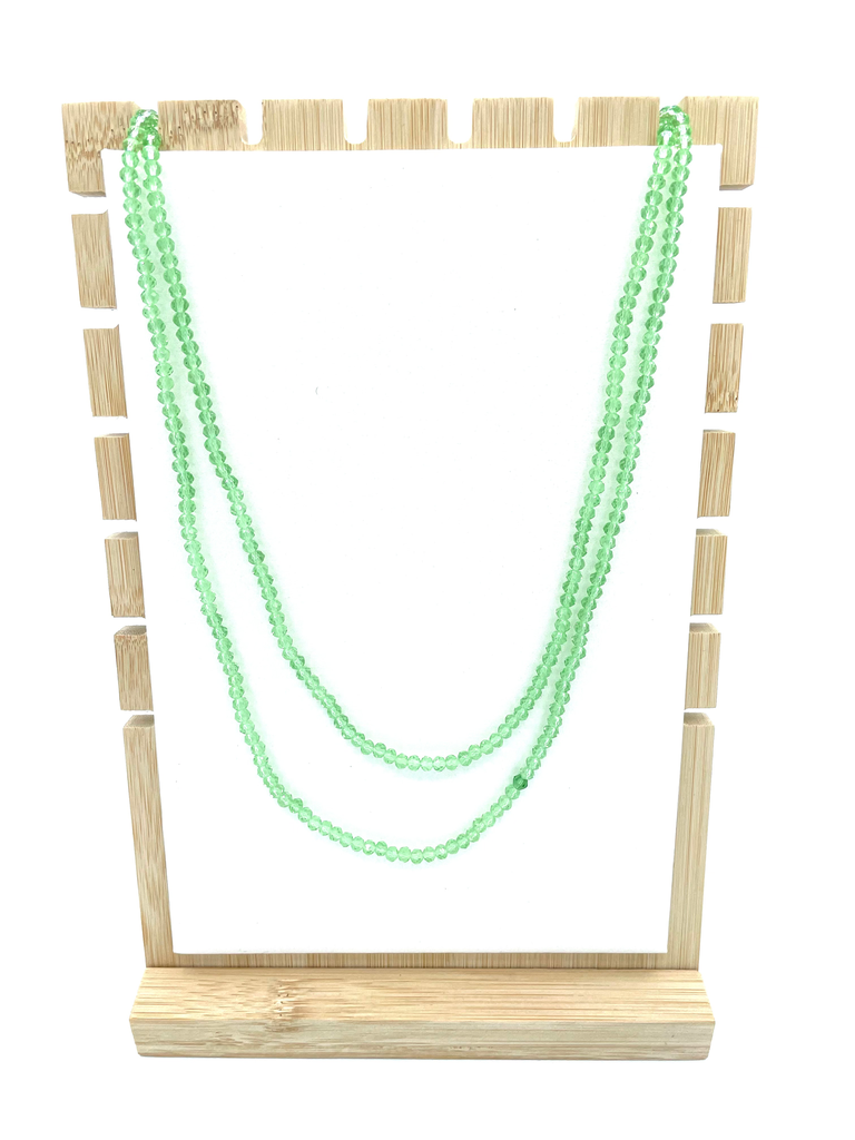 Collier/bracelet fin perles strass