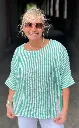 Blouse Chauve-Souris Lignes