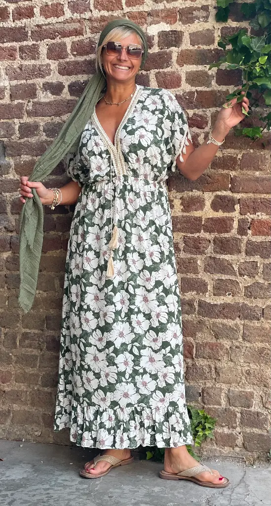 Robe Pampilles Fleurs