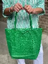Sac Cabas Cuir Grainé Uni