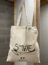Totebag Smile rectangle réutilisable