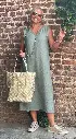 Robe Longue sans manches Lin