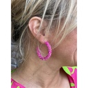 Boucles d'oreilles Créoles Minis Perles n°28
