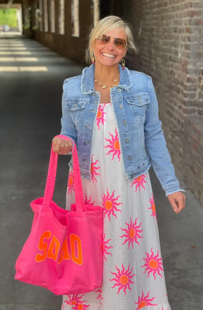 Veste Jeans Effilochée