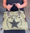 Sac Tissus Toile Vintage Star