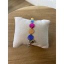 Bracelet 3 pastilles coeur n°78