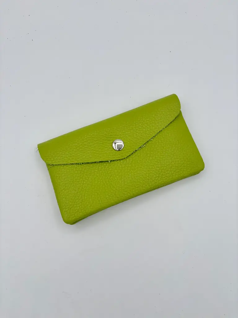 Portefeuille cuir graine