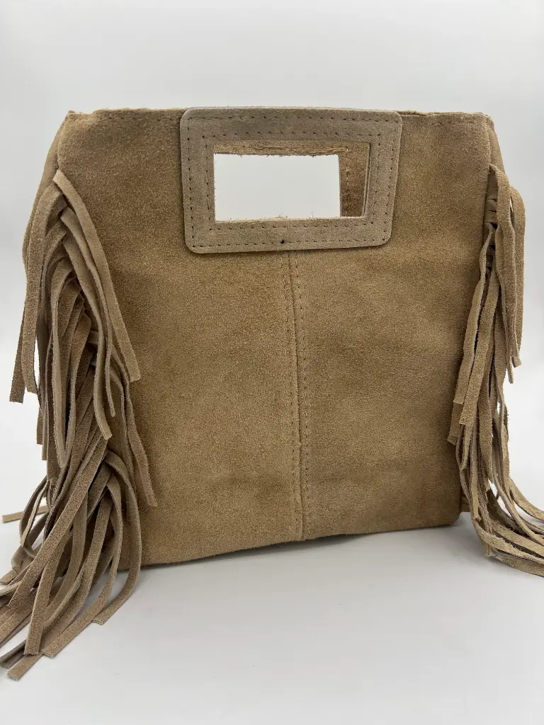 Sac franges daim roi 
