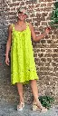 Robe bretelles Marguerites
