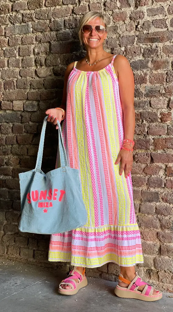 Robe longue BS triangles