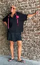 Jupe short taille haute