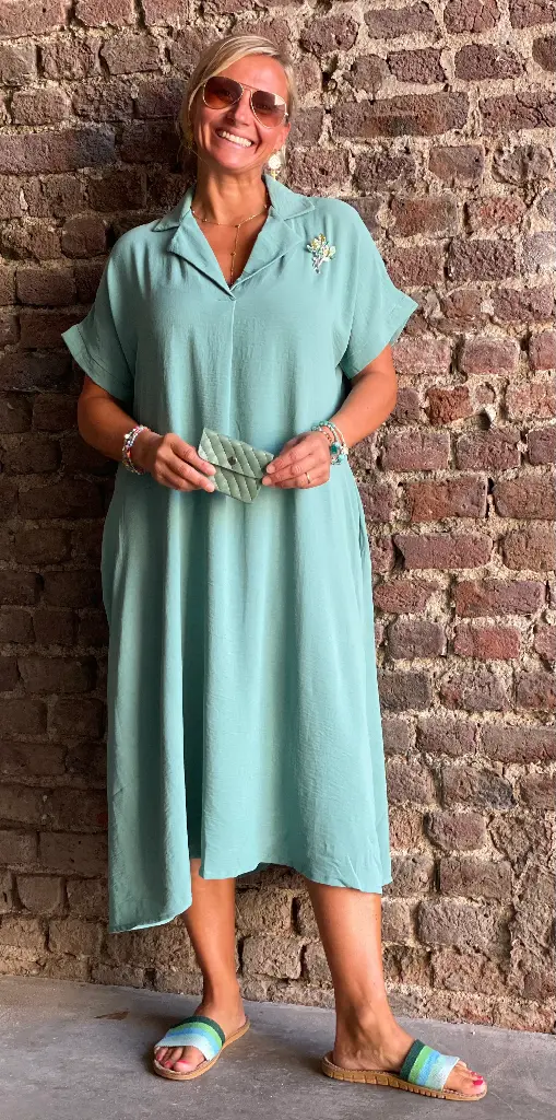 Robe Lucky Col Chemise