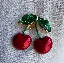 Broche Aimant Cerises