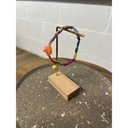 Bracelet coeur boule pendante n°110 (Multicolore)