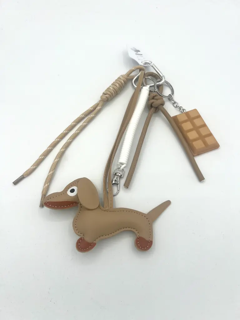 Porte clefs Teckel Chocolat