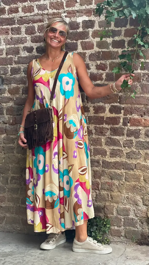 Robe Viscose Fleur