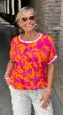 Blouse manches Colors Fleur