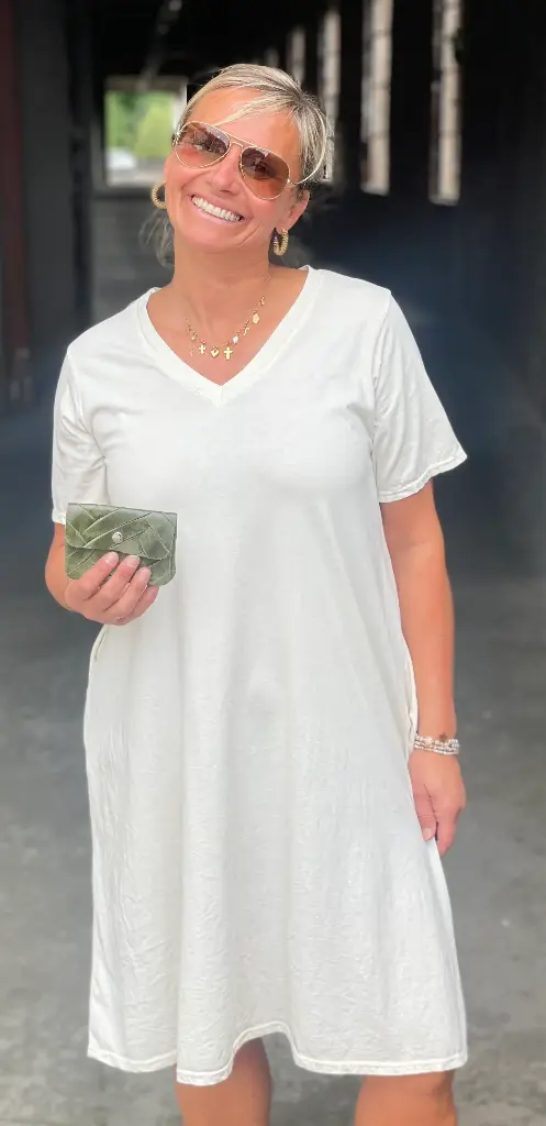 Porte monnaie/carte cuir Vintage