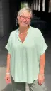 Blouse effet lin