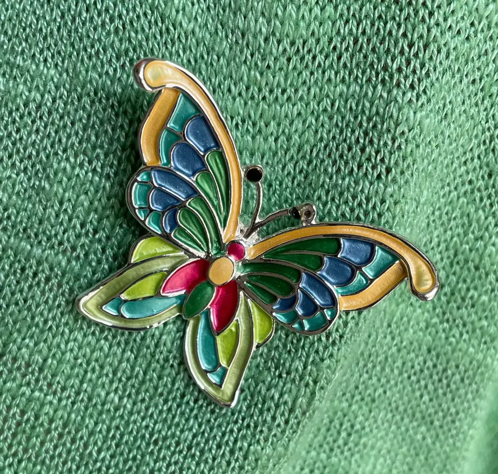 Broche Aimant Papillon Estival