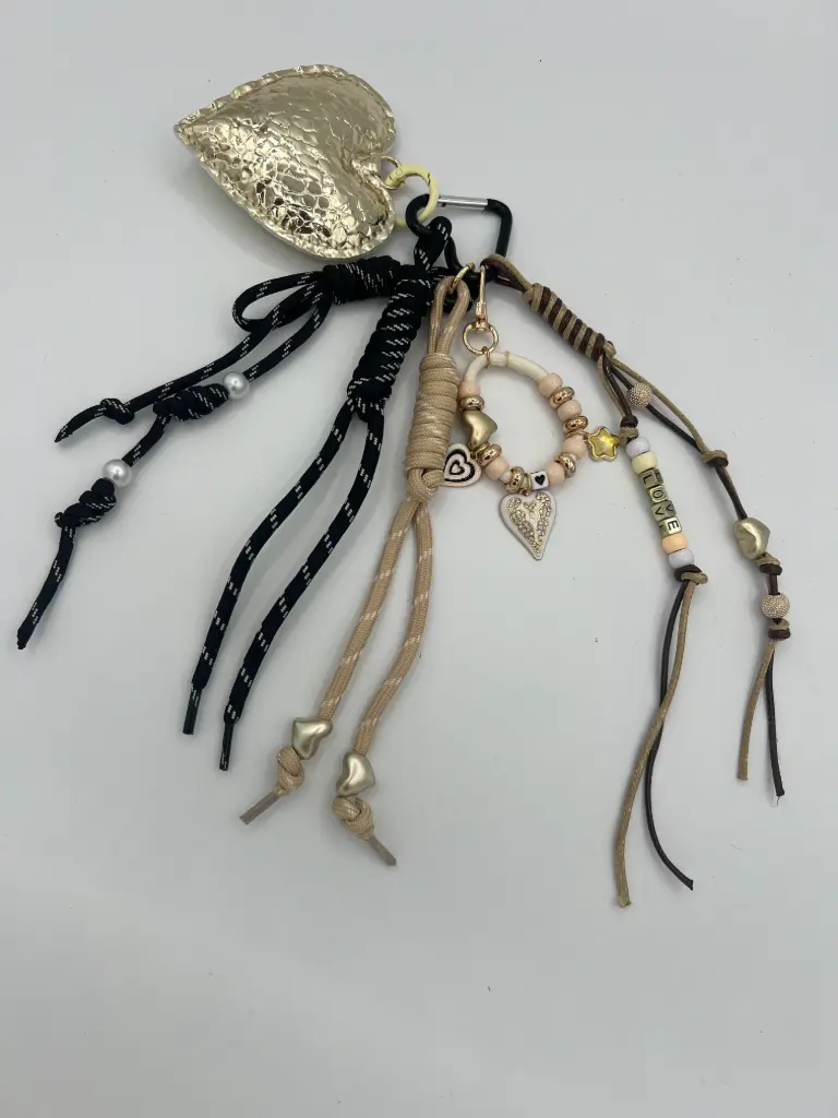 Porte Clefs Multi Coeurs