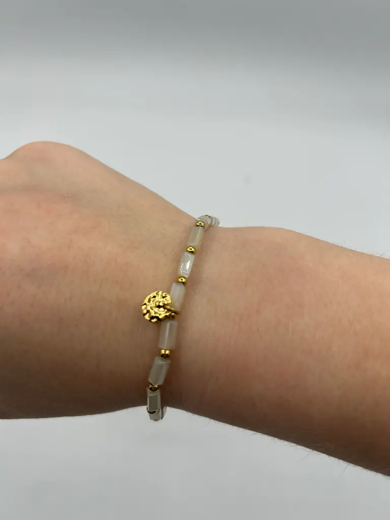 Bracelet perles rectangulaires n°159