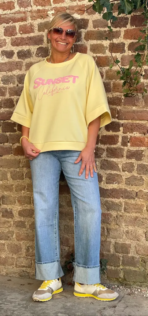 Jeans Bords Retournés