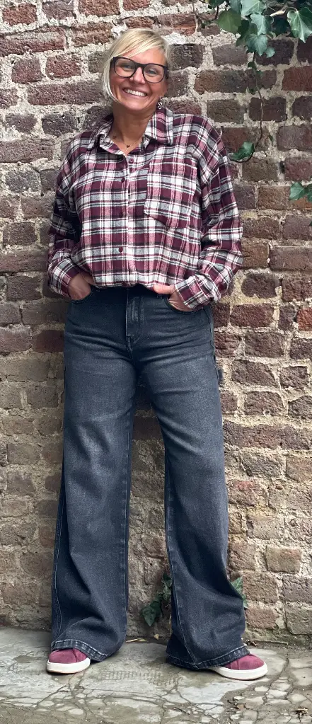 Jeans droit Poignée