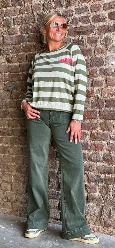 Pantalon 4 Poches Appliquées