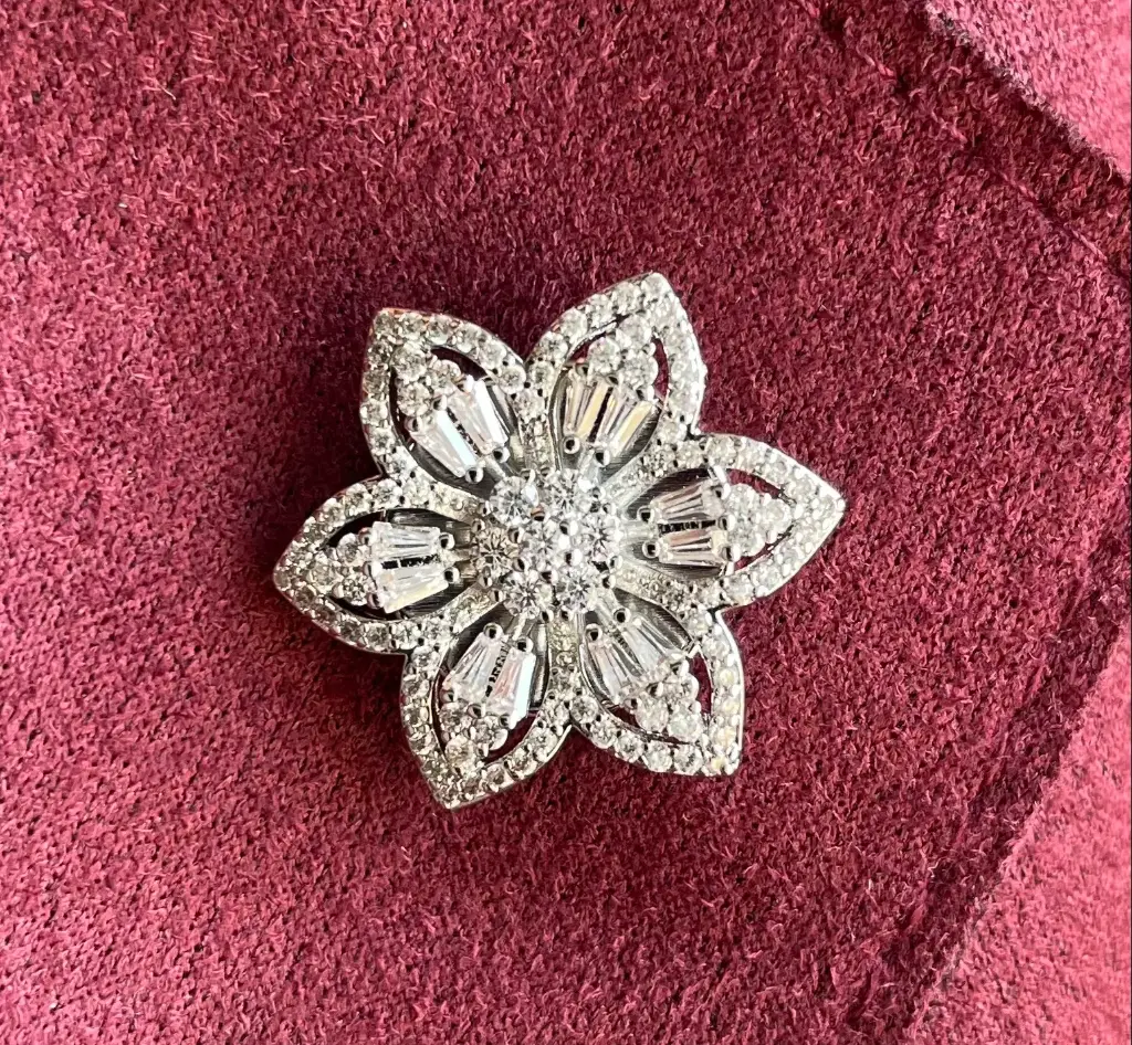 Mini Broche Aimant Edelweiss