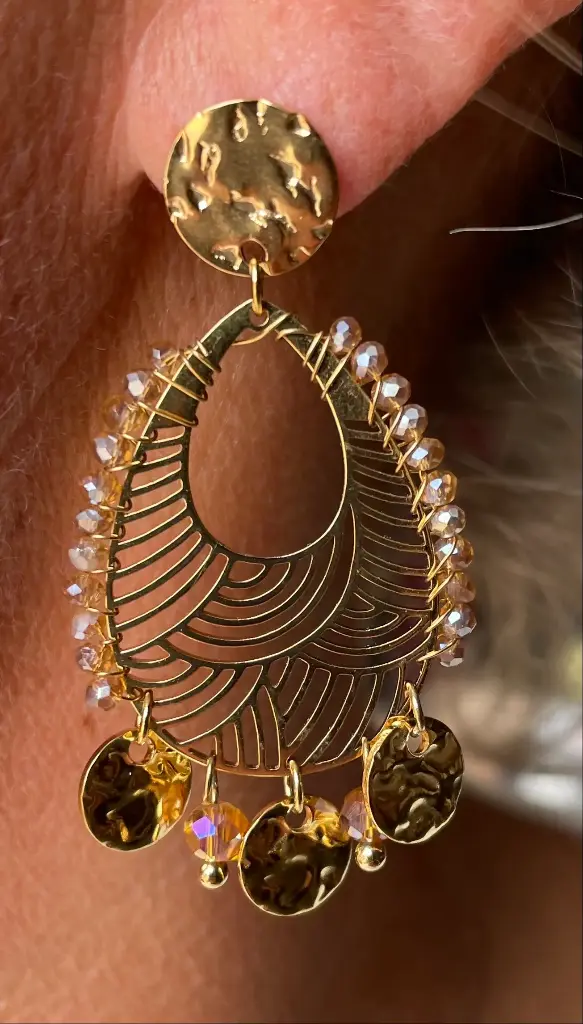 Boucles d'oreilles Goutte Confettis