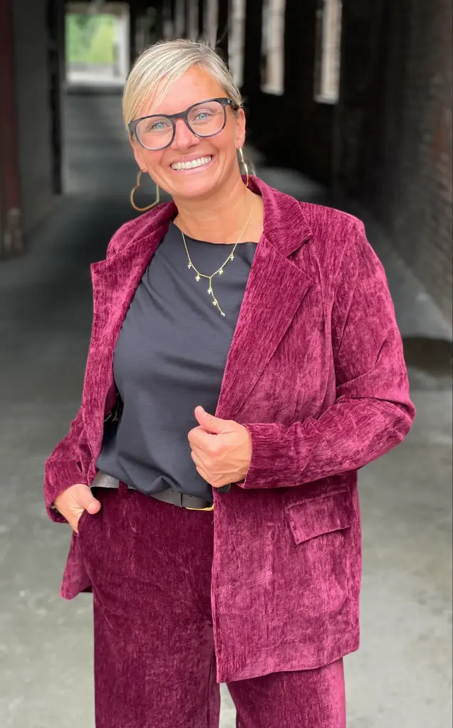 Veston velours lisse