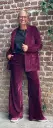 Pantalon velours lisse