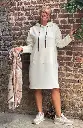 Robe sweat capuche