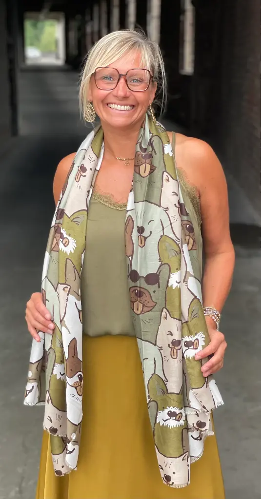 Foulard Chiens Cartoon