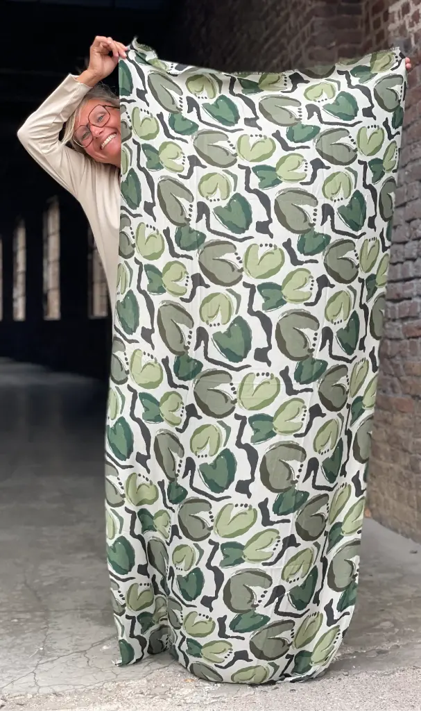 Foulard Coeurs Tulipes